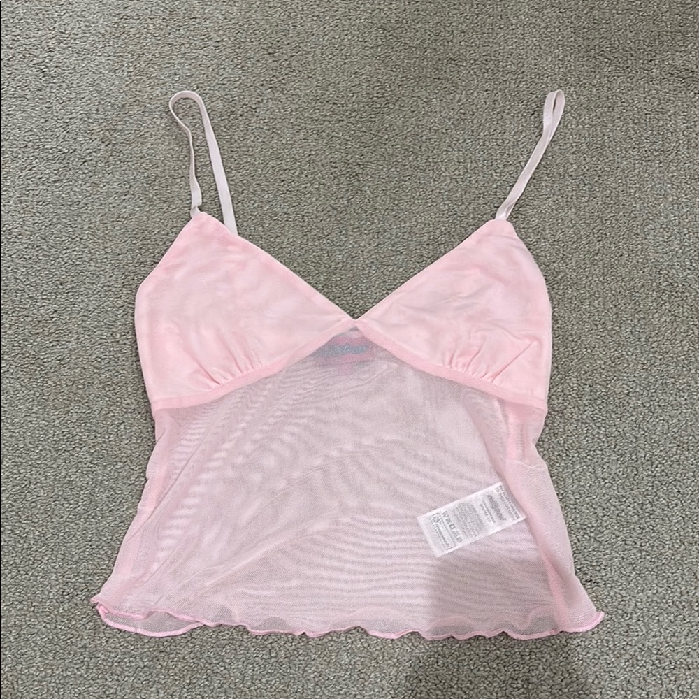Edikted pink crop top size xs!